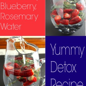 Detox: Strawberry, Blueberry, and Rosemary Infused&nbsp;Water